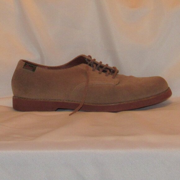 G.H. Bass & Co Exeter Tan Suede Leather (5723) Shoes Men's Size 11 Made in USA - Picture 5 of 12